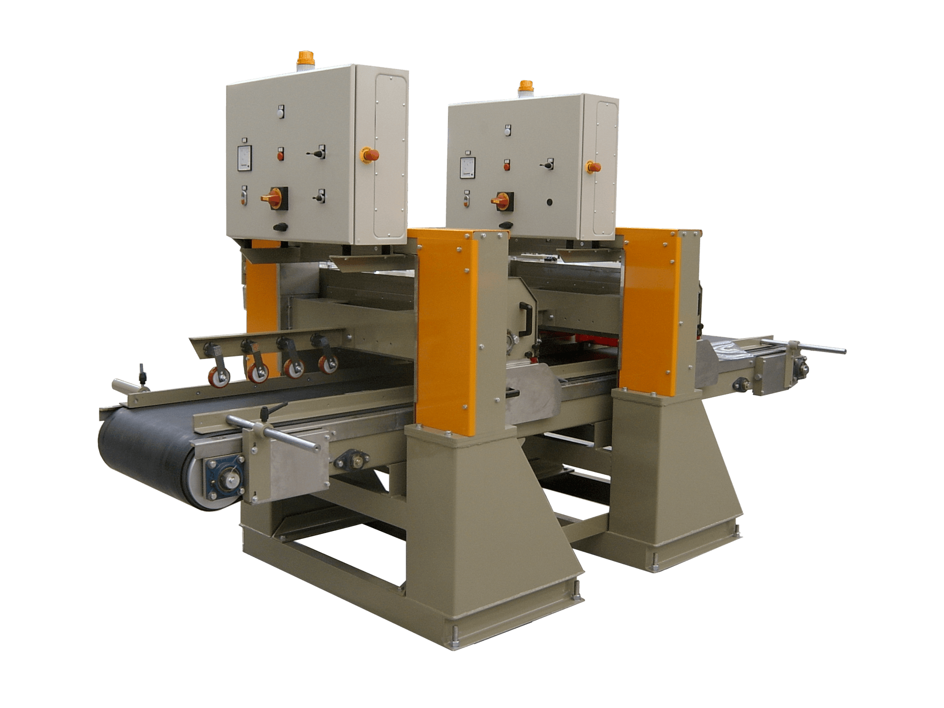 Double spindle trimming machine
