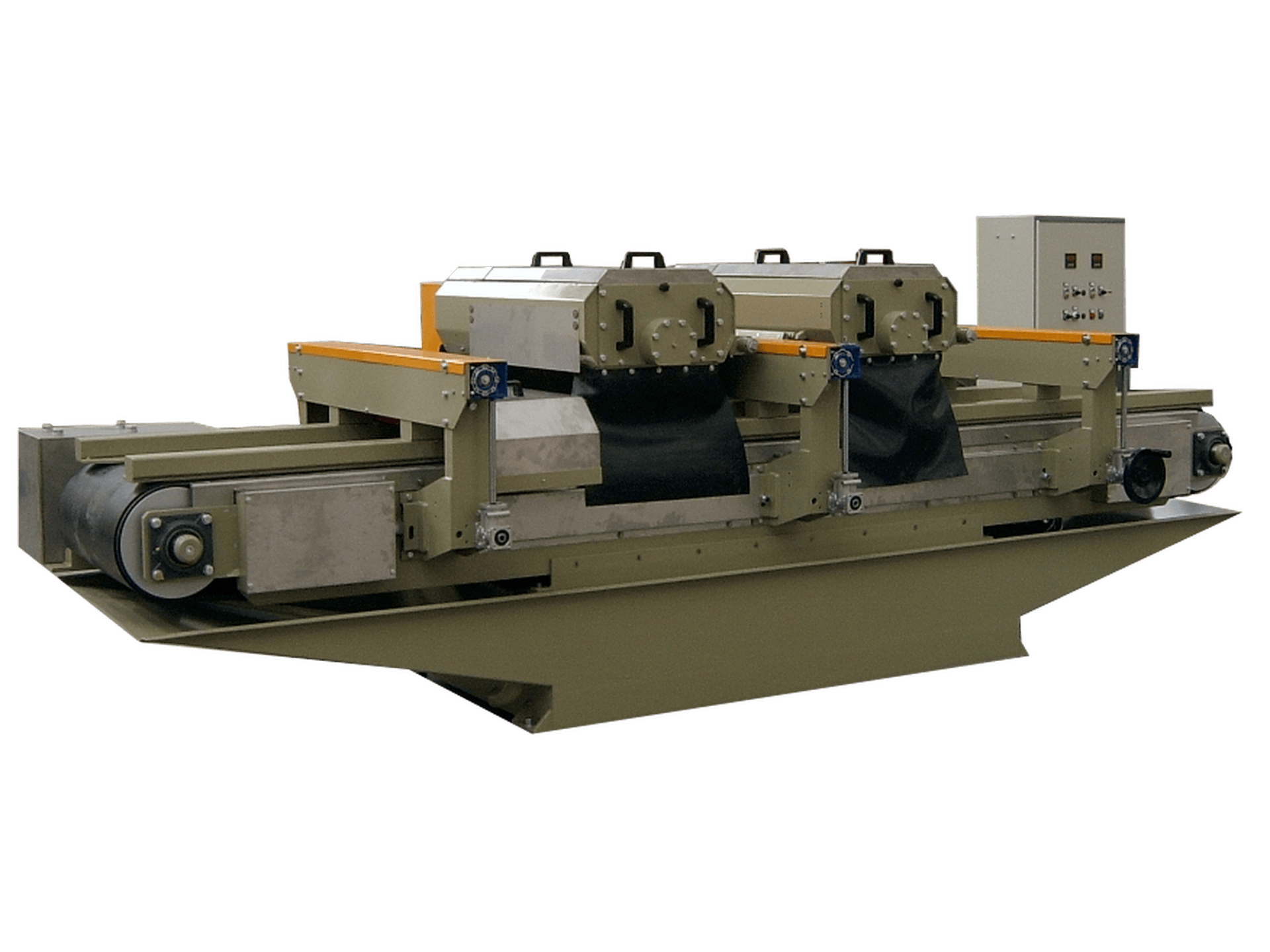 Heavy double spindle trimming machine